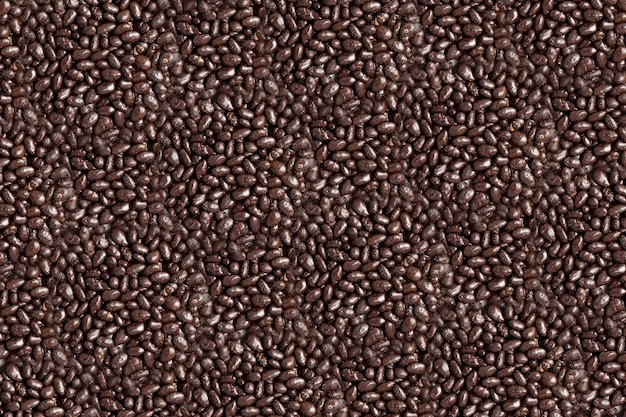 Texture of chocolate round candies