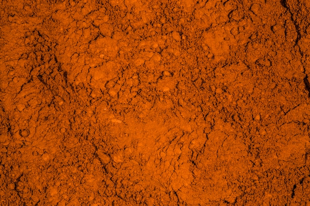 Texture of cocoa powder