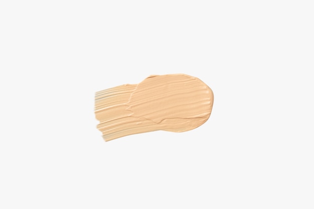 Photo texture of foundation for makeup isolated