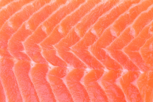 The texture of fresh salmon fish