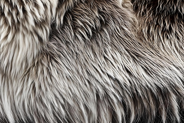 Photo texture fur dog with white grey patterns