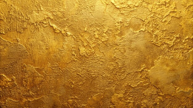 Texture of golden decorative plaster or concrete Abstract grunge background for design