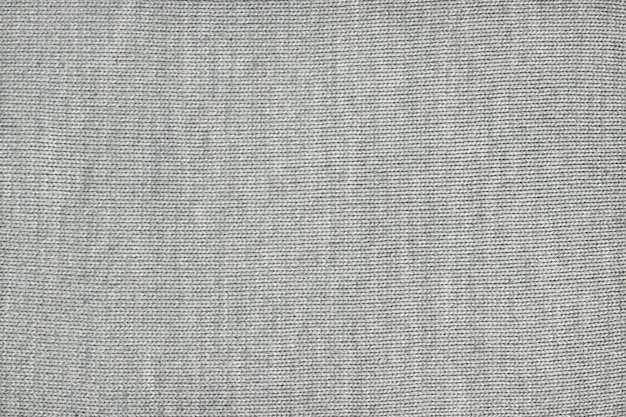 Texture of gray knitted fabric