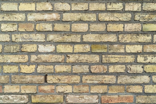 The texture is made of yellow old bricks