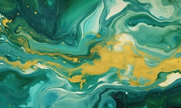 Texture of malachite stone background Watercolor stains wallpaper For banner postcard book illustration card Created with generative AI tools