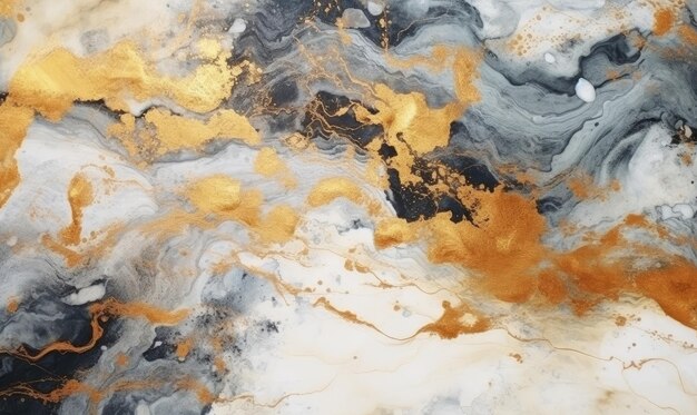 Texture of marble background Mineral stone wallpaper and golden flow For banner postcard book illustration card Created with generative AI tools