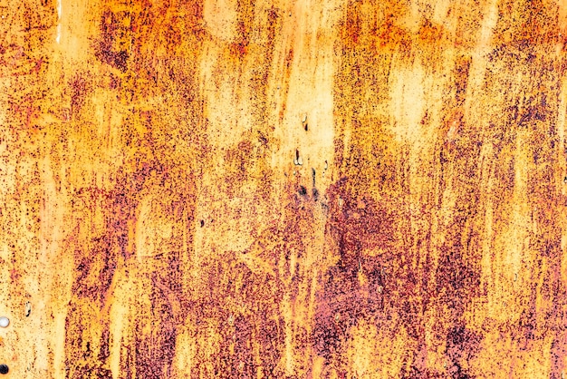 Texture of a metal wall with cracks and scratches which can be used as a background