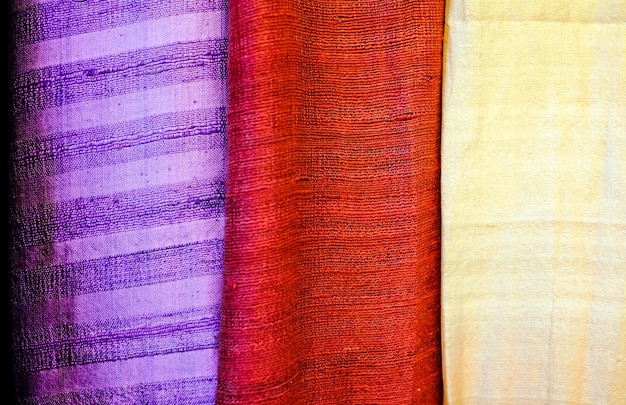 Texture of multicolored cloth