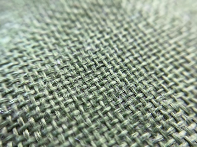 Texture of natural linen fabric close up