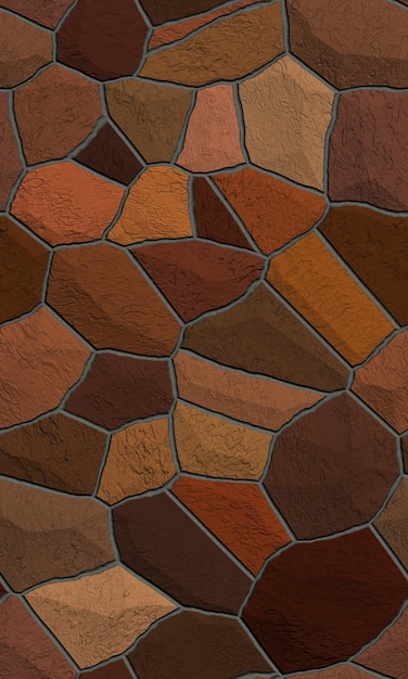 Texture of natural masonry illustration panorama