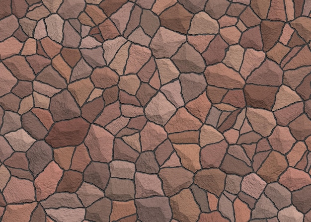 Texture of natural masonry illustration panorama