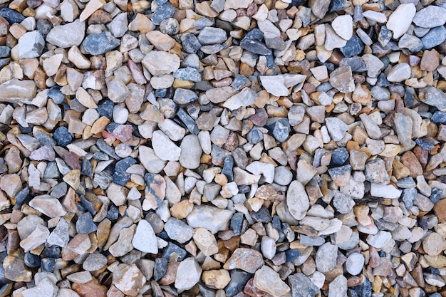 Texture of natural rubble Stones crushed stone building material