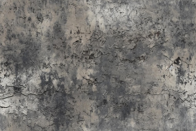 Texture of old rustic wall covered with gray stucco Abstract background for design