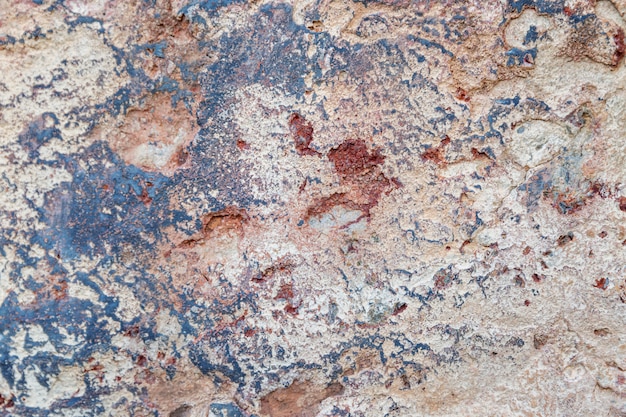 The texture of the old stone. wall. Space for text. Close-up.