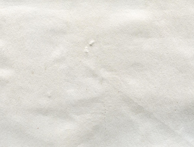 Texture of old white crumpled paper background