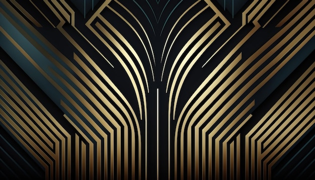 Texture pattern, black and gold colors with golden veins