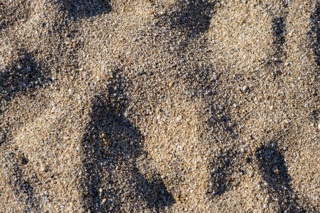 The texture of pure sand on the beach or in the desert