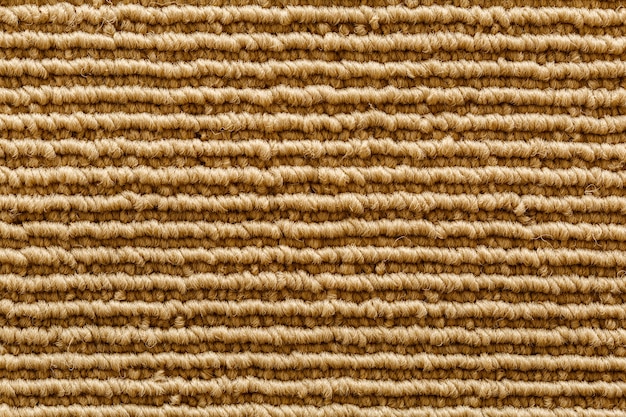 Texture and row line form of groove on fabric mat.