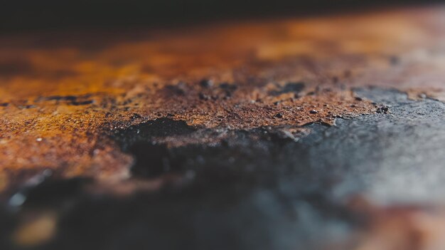 Photo texture of a rusted metal surface oxidation process abstract background