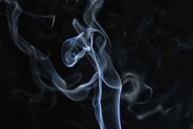 texture smoke black background, bract air waves fog