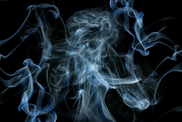 texture smoke black background, bract air waves fog