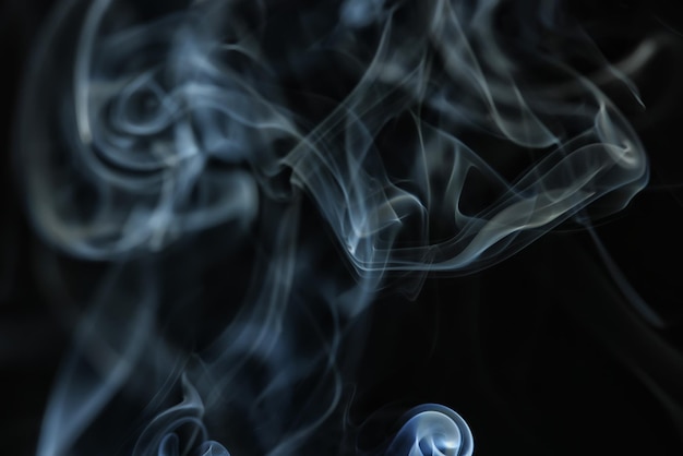 texture smoke black background, bract air waves fog