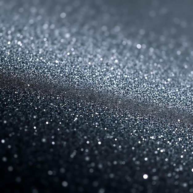 Texture Stardust Gradient Merging Black Charcoal Gray and Silver The Fine Glitter Creates a Cosmic