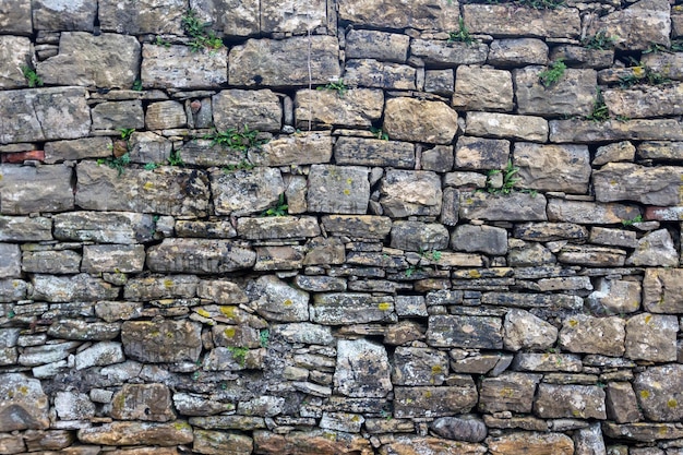 Texture of a stone wall. Old castle stone wall texture background.