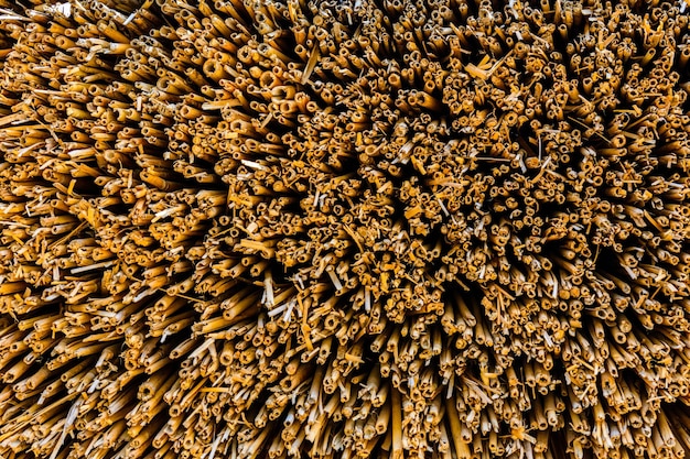 Texture of thatch roof for the background