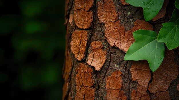 Photo texture of tree bark closeup rough surface background