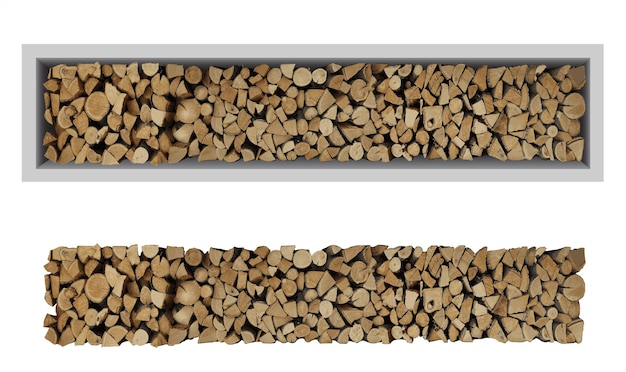 The texture of the wide wood-burning fireplace