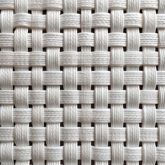 Photo texture of a woven fabric with a white texture and a pattern of threads