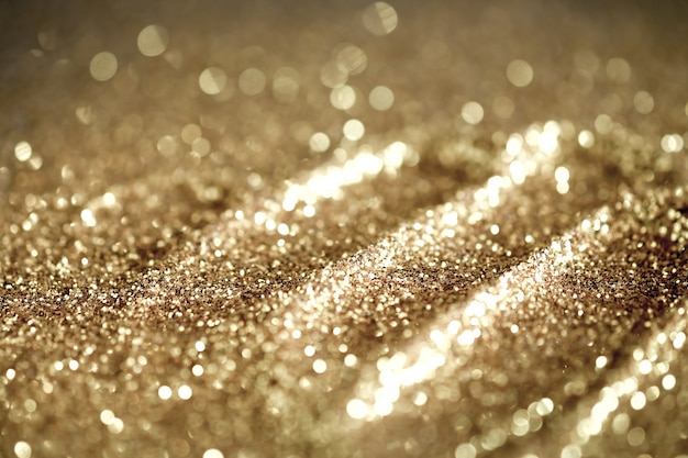 Textured abstract background Glitter gold and elegant.