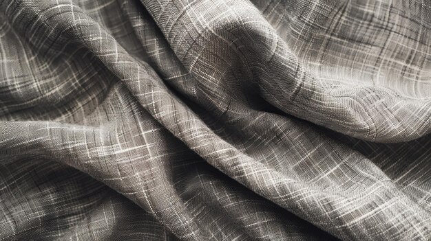 A textured background featuring canvas fabric in a neutral grey with its sturdy woven texture