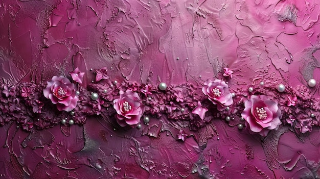 Textured Background Fuchsia Color