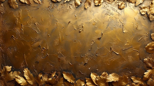 Textured Background Gold Color Rough Wallpaper