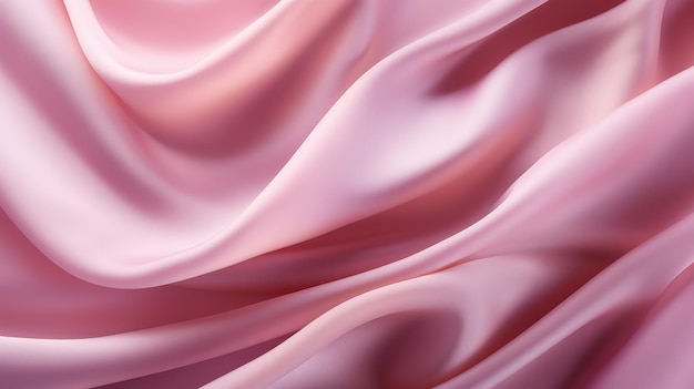 a textured background resembling pink fabric with subtle folds and shadows