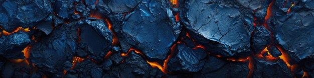 Textured blue lava abstract background