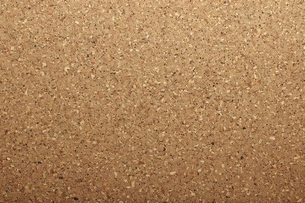 Photo textured cork surface in natural tones showcasing small particles and irregular patterns