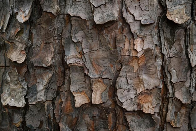 Photo textured nature coarse rough and fibrous bark plant texture concept