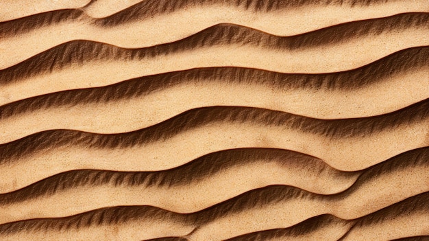 Photo textured sand dunes in desert landscape