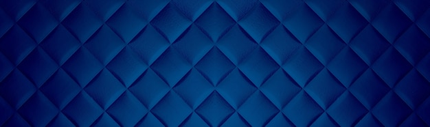 Textured wall of blue diamond  geometric background