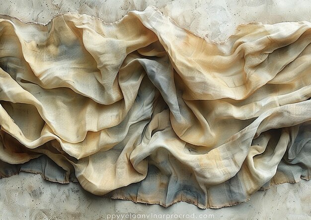 Textured Watercolor Linen Fabric