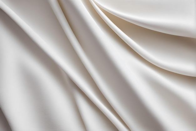 A textured white fabric background