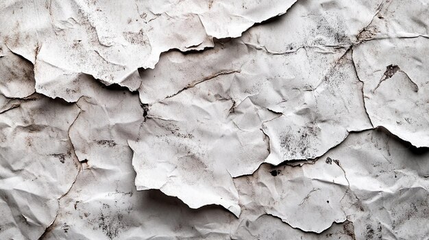 Photo textured white wall background with ink stains and creases