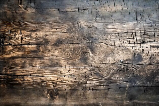 Photo textured wooden surface with natural patterns and imperfections