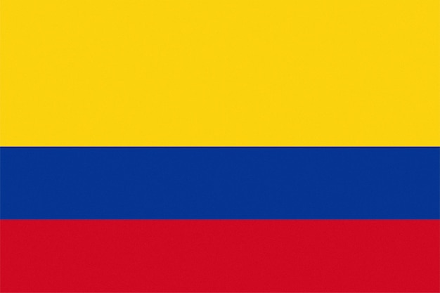 Photo texturized colombian flag of colombia