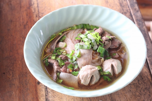 thai beef noodle soup