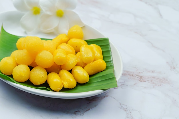 Thai dessert, or Khanom Thai.