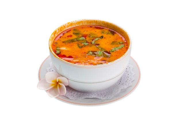 Thai famous soup Thom Yam